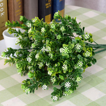 Simulation Milan grass water plant flower arrangement plastic flower silk flower fake flower home decoration greening ornaments factory direct sales
