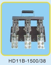 HD11B-1500 38 Open Type Isolated Tool Switch Three-pole Single Thread Knife Switch