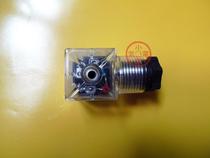 Hydraulic solenoid valve plug DC24V with light plug with indicator light Solenoid directional valve plug