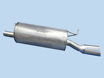 Apply Volkswagen Passatte collar 2 0 rear exhaust pipe stainless steel sound silencer collar with midsection exhaust pipe