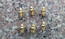 Brass nozzle butter nozzle straight grease nozzle coarse teeth M8 * 1 25
