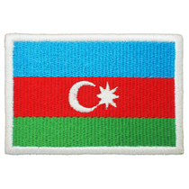 Badge Magic paste embroidered badge Azerbaijans flag arm Chapter Backpack Patch Stamp to design the Ukrainian flag
