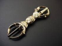 Shingon Vajra Tang Secret Dharma Instrument Shingon Vajra Tang Secret Dharma Instrument Tang Secret Three-strand Pestle Vajra 15 2cm