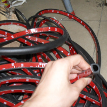 High-quality sealant strip large D small D P-shaped sealing strip EPDM sealing strip door trunk rubber strip