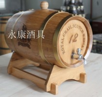 Premium oak barrel copper hoop oak barrel stainless steel faucet oak wine barrel oak barrel