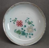 Republic of China Lu Yuchang pastel flower plate (not old package)