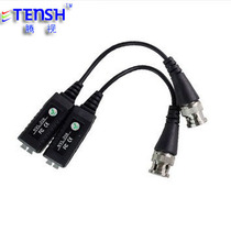 Copper core twisted pair transmitter 300 meters no edge twisted pair cable surveillance video transceiver waterproof lightning protection pair