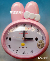 Alarm clock Student mute bedside luminous electronic clock creative cute clock childrens cartoon small alarm big screen