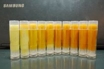 (c mother)Send essential oil sticker packaging Sea buckthorn fruit refreshing version of lip balm DIY 60g package material package