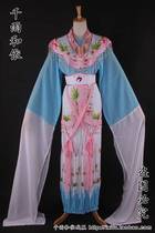 The new Lins sister plays the more drama Fudan costumes The Little Dudan Lin Daiyu Opera Costume Flowers Denier Clothing 801