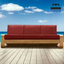 High-density solid wood sofa cushion sponge cushion custom thickened and hard fabric mahogany sofa cushion cushion custom
