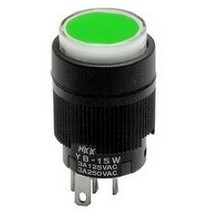 Japan nkk reset push button switch YB-15WCKW01 Illuminated round YB-16WCK waterproof push button switch
