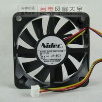 Brand new NIDEC 6015 6CM 0 6CM 1A 1A ultra silent heat dissipation fan printer frequency inverter
