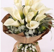 10 Calla lotus bouquet blessing flowers Shanghai flowers Courier flower shop order flower lover girlfriend surprise gift flower