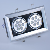 Jun Ruyi led bold light Spotlight bean bile light Engineering clothing store grille light ceiling double head three head 10*20W