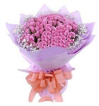 99 purple rose bouquets Shanghai city flowers Courier flower delivery flower romantic tenderness