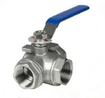 304 stainless steel three-way ball valve T L type DN15 20 25 32 40 50 three-way ball valve valve switch
