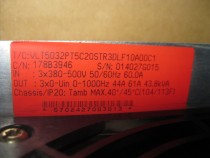 Danfoss frequency converter 5000 series VLT5032PT5C20STR3DLF10A00C1 22KW