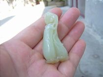 High quality Hetian Jade Jade Jade sugar jade pendant Fu Gua Wan Chao Jewelry 200588