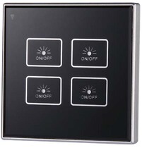 4-way learning type 86 type zero firewire wireless touch screen remote control switch Smart home switch panel accessories