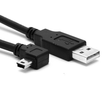 USB-A male to Mini USB-B male left and right elbow data cable Male hard disk data cable Transfer data cable