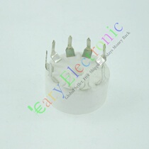 Nine-legged ceramic GZC9-A electronic tube silver-plated tube holder PCB suitable for 12AX7 12AU7 E88CC 6922 etc