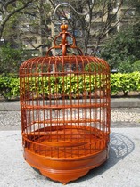 Hibiscus bird parrot bamboo decorative bird cage bamboo cage bamboo cage embroidered eye cage bird cage accessories varnish wide cage