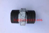 Iron galvanized 1 inch hexagon screw wire to wire 32mm outer wire direct 15 20 25 50 Water pipe joint internal connection