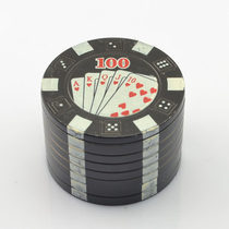 Three-layer metal cigarette grinder cigarette crusher hand roll color variety random delivery pipe tool accessories