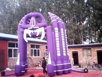 Bar disco KTV and other large entertainment venues skull inflatable arch customized models of various styles