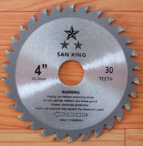 Carbide woodworking saw blade electric circular saw blade cutting blade 4 inch (110mm) 30 teeth factory direct sales
