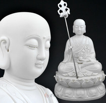 Dehua white porcelain Jizo King Guanyin Bodhisattva Buddha statue Amitabha Buddha Three Holy Buddha statue ceramic ornaments