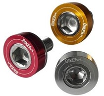 Taiwan BF aluminum alloy CNC dental disc crank screw (red titanium gold 3 color 1 group 2 in)