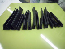 Rubber Strip Gland Strip Rubber Wrapping Strips U Type Rubber Strips Rubber Anticollision Bar Glass Insert