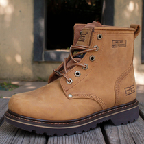 PF High Helps Mens Shoes Special Cabinet Short Boots Cow Leather Outdoor Casual Shoes Subretro Tooling Shoes Martin Shoe PF5502
