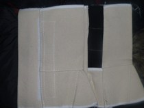 Electric welding foot guard cover anti-high temperature foot cover anti-cutting adhesive strip snap foot cover cotton thick canvas high quality