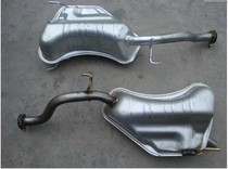 Double-layer thickened 409 steel Fiat Palio rear section muffler Pailio exhaust pipe silencer