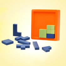 Creative with anti-counterfeiting milk baby intelligence cube 60 kinds of play Tetris puzzle maze