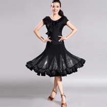 New practice womens square dance Modern dance Ballroom Dance National Standard dance Dance Large skirt Skirt
