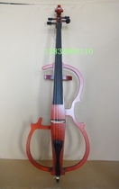 Handmade solid wood imitation mahogany color 4 4 electronic cello electric cello silent electric cello