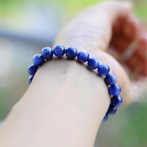 Blue crystal bracelet natural rare 6A blue hair crystal bracelet womens jewelry to ward off evil spirits exactly like blue tourmaline