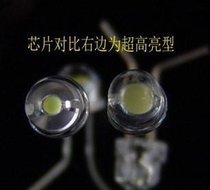 LED lamp beads 5mm bright straw hat positive white light warm white 2200-2400mcd LED can specify color temperature