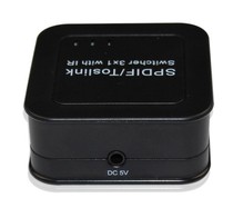 Coviqi SPDIF TosLink switcher 3 cut 1 fiber switch 3 in 1 out fiber 3 cut 1