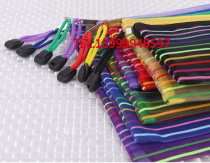 A4 color mesh bag A5 color file bag Rainbow zipper bag variety of specifications optional