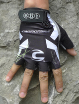 Baby Yu Line Team Tour Ride Half Finger Gloves