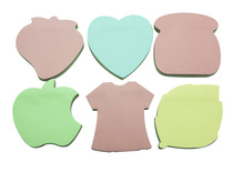 Lotte Stationery Color Profiled styling convenience patch colored four-layer four-color N post Sticker Message Paper when its time to stick