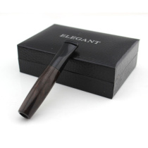 Black sandalwood core filter cigarette holder 9mm activated carbon filter element ebony solid wood cigarette holder gift box