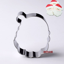 Baking tool stainless steel biscuit mold Santa cake abrasive tool electric cake pan oven