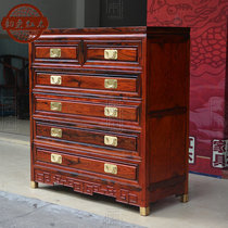 (Rhyme) Laos big red sour prunes noodles with six bucket cabinets Lockers Red Wood Solid Wood Furniture
