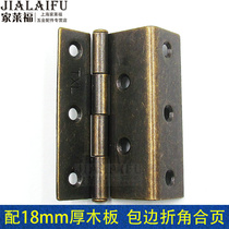 2 5 inch with 18mm board edge corner hinge wardrobe cabinet bookcase door hinge electric box iron box wooden box hinge